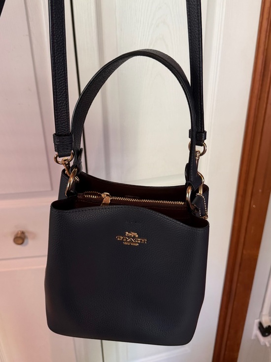 Coach Handbags - Coach Small Town Bucket Bag - Navy Blue